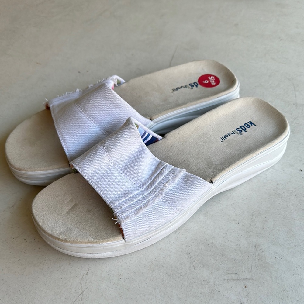 KEDS | PureFit White Slide Comfort Sandals
